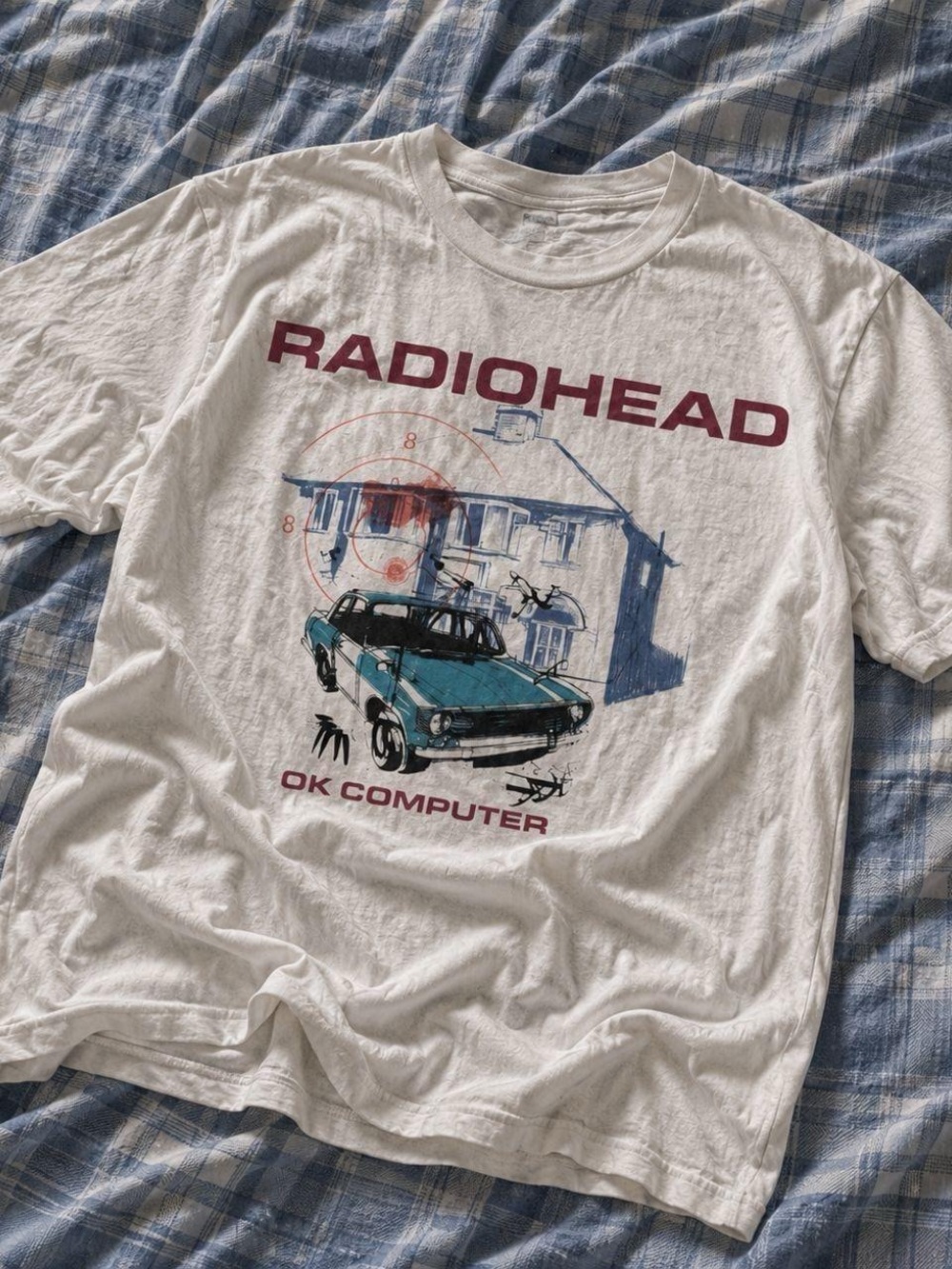 Gildan White Computer Tee rePrint
